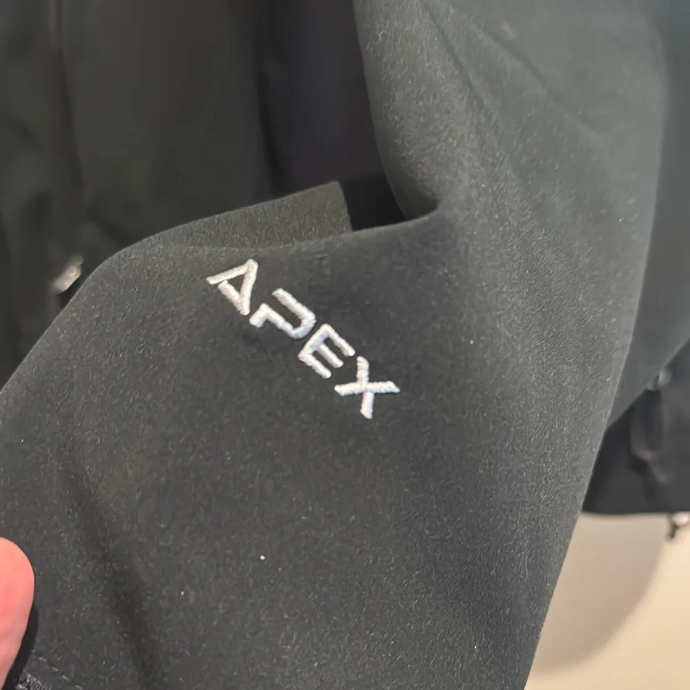 The North‎ Face Black Performance Jacket with Stand-Up Collar